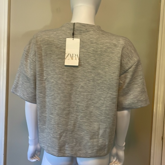 Zara size small gray tee - Picture 2 of 4